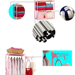 Stainless Steel Stand Clothing Rack – Modern, Durable, and Space-Saving Solution GY-288 - Image 5