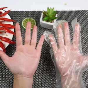 Food Grade PE Single Use Gloves 100 Pcs - Image 5