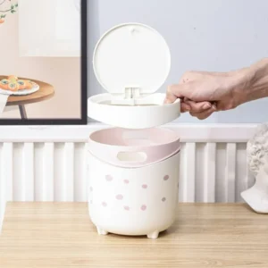 Push Desk Bin – Cute & Compact - Image 7