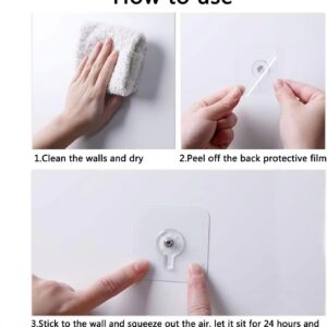 Self Adhesive Transparent Screw Hook 10 Pcs - Image 4