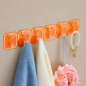 Auto Sticky Kitchen Hook 6 Pcs Set - Image 4