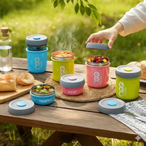 Tedemei Stainless Steel Mini Lunch Box & Snack Container Set - Image 5
